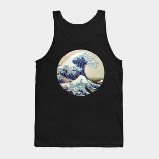 Great wave Tank Top